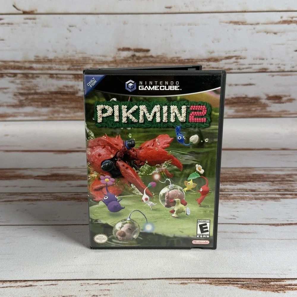 Pikmin 2 GameCube Case Only Original Cover Art No Game Manual Replacement